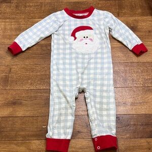Busy Bees Smocks Santa Boys 24mo Long Romper Christmas